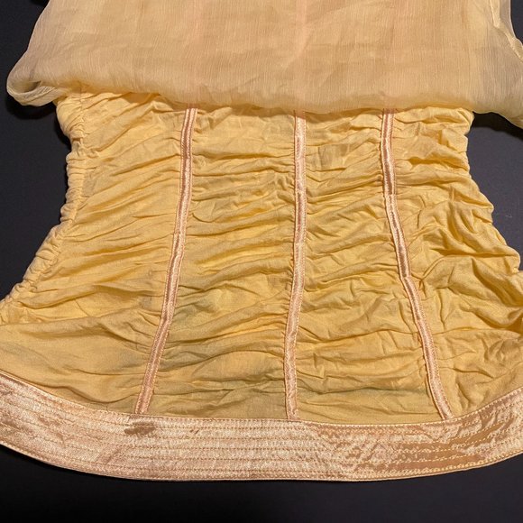 Yellow Choker Top, Date Night - Picture 3 of 15